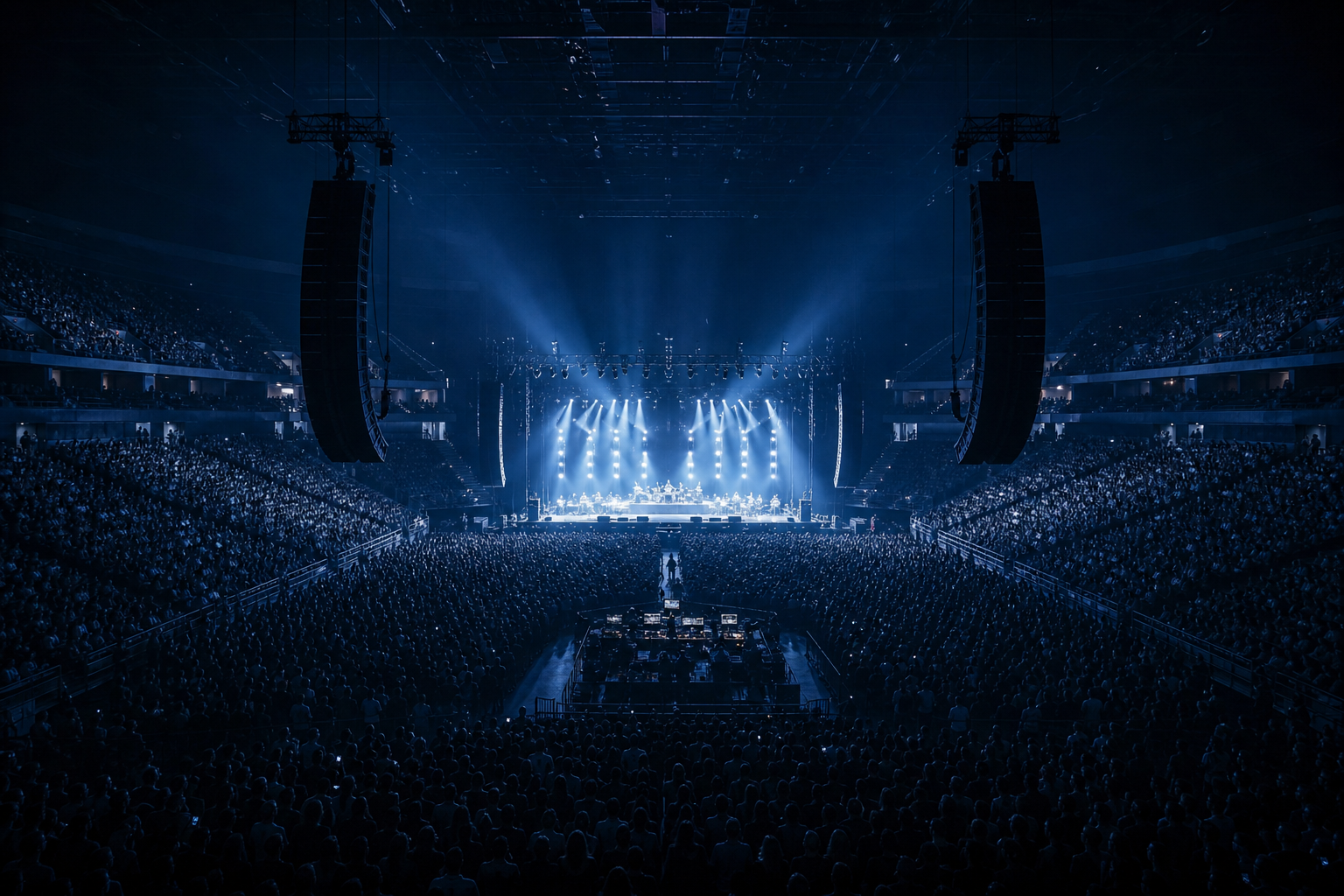 Indoor Stadium Concert — 30,000-Capacity Arena Bowl